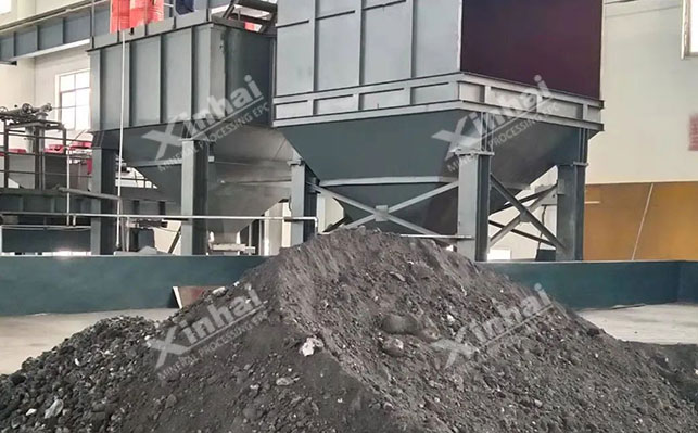 炭渣冰晶石選礦項目現(xiàn)場 炭渣冰晶石選礦項目現(xiàn)場