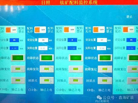 鋯鈦礦選礦自動(dòng)化控制系統(tǒng)